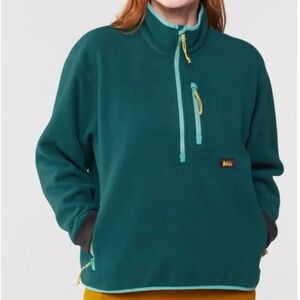 REI...: NWOT Women's teal Trailsmith fleece pullover, SM